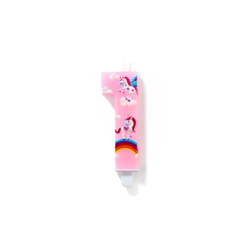 Geburtstagskerzen Einhorn Nummer 1 - Zahlenkerze für Kuchen, Jubiläumsdekoration Geburtstagskerzen Einhorn Nummer 1 - Zahlenkerze für Kuchen, Jubiläumsdekoration von BESCH
