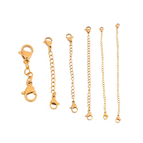 BESPORTBLE 1-6er Set Halskettenverlängerungen Aus Sterlingsilber – Hochwertige Verlängerungsketten Für Halsketten Und Armbänder in Gold Und Silber – Perfekte Anpassung Für Jedes Schmuckstück BESPORTBLE 1-6er Set Halskettenverlängerungen Aus Sterlingsilber – Hochwertige Verlängerungsketten Für Halsketten Und Armbänder in Gold Und Silber – Perfekte Anpassung Für Jedes Schmuckstück von BESPORTBLE