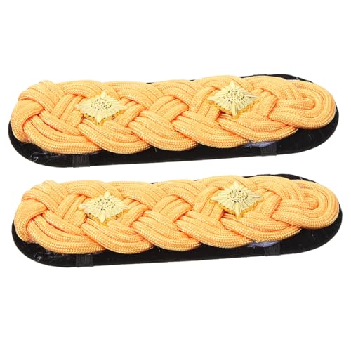 BESPORTBLE 1 Paar Anzug Schulterklappen Einheitliche Schulterklappen Gold Schulterklappen Epauletten Schulter Quasten Flecken Schulter-arm-dekoration Schulterschmuck Stoff BESPORTBLE 1 Paar Anzug Schulterklappen Einheitliche Schulterklappen Gold Schulterklappen Epauletten Schulter Quasten Flecken Schulter-arm-dekoration Schulterschmuck Stoff von BESPORTBLE