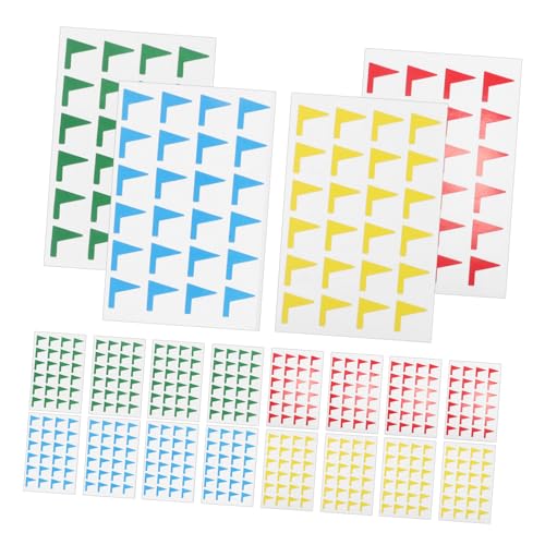 BESPORTBLE 1 Packung Kleines Sticky Index Tabs mit Bunten Flaggenaufklebern für Notizen und Karten für Planer Kalender und Kreative Lernaktivitäten von BESPORTBLE