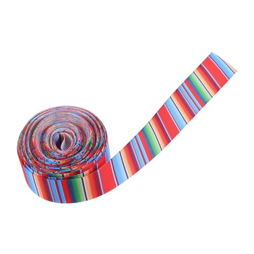 BESPORTBLE 1 Rolle Mexikanisches Fiesta Ribbon Bunte Serape Geschenkband für Diy Dekorationen Haarbänder Partyzubehör für Mexikanische Themenfeiern und Cinco De Mayo BESPORTBLE 1 Rolle Mexikanisches Fiesta Ribbon Bunte Serape Geschenkband für Diy Dekorationen Haarbänder Partyzubehör für Mexikanische Themenfeiern und Cinco De Mayo von BESPORTBLE
