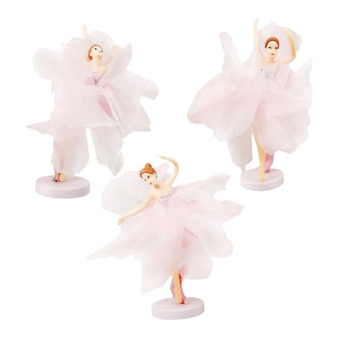 BESPORTBLE 1 Satz Ballerina Tortendeko Set Teile Kreative Kuchenverzierung mit Eleganten Ballerina Figuren und Rosa Blütenblättern für Unvergessliche Feiern BESPORTBLE 1 Satz Ballerina Tortendeko Set Teile Kreative Kuchenverzierung mit Eleganten Ballerina Figuren und Rosa Blütenblättern für Unvergessliche Feiern von BESPORTBLE