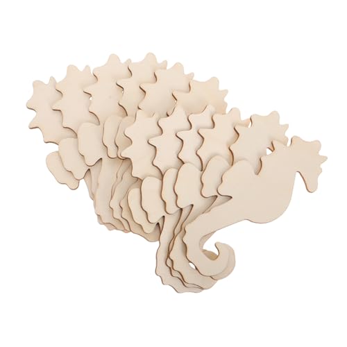 BESPORTBLE 1 Satz Holz Meerestiere Bastelset Unvollendete Diy Dekorationen Für Hochzeiten Geburtstagsfeiern Kreative Holzhandwerksprojekte 12 Stück von BESPORTBLE