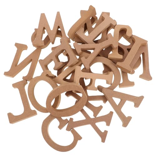 BESPORTBLE 1 Satz Holzbuchstaben Set Unfertige Holzbuchstaben für DIY Handwerk und Wohnkultur als Fotodeko für Shower Dekorationen Anpassbares Design für Kreative Projekte BESPORTBLE 1 Satz Holzbuchstaben Set Unfertige Holzbuchstaben für DIY Handwerk und Wohnkultur als Fotodeko für Shower Dekorationen Anpassbares Design für Kreative Projekte von BESPORTBLE