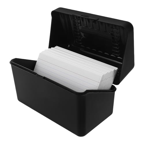 BESPORTBLE 1 Satz Indexkartenhalter Box mit Notizblock aus Strapazierfähigem für Büro und Zuhause Liniertem Notizzettel Platzsparend und Tragbar BESPORTBLE 1 Satz Indexkartenhalter Box mit Notizblock aus Strapazierfähigem für Büro und Zuhause Liniertem Notizzettel Platzsparend und Tragbar von BESPORTBLE