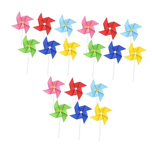 BESPORTBLE 1 Satz Teiliges Windmühlen Tortendekor Farbige Cake Topper Für Geburtstagsfeiern Dekoration Für Desserts Und Partys Gemischte Für Besondere Anlässe 18 Stück BESPORTBLE 1 Satz Teiliges Windmühlen Tortendekor Farbige Cake Topper Für Geburtstagsfeiern Dekoration Für Desserts Und Partys Gemischte Für Besondere Anlässe 18 Stück von BESPORTBLE