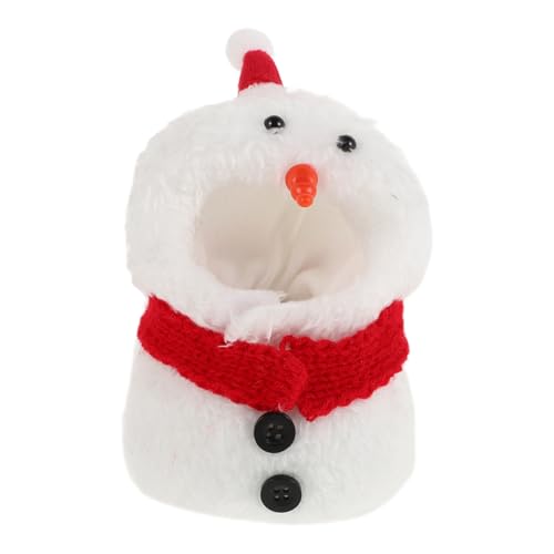 BESPORTBLE 1 Satz Weihnachts Schneemann Outfit für Puppen mit Mütze und Schal Dekorative Kleidung für Handwerkliche Projekte Vielseitig für Stehende und Sitzende Positionen Perfektes von BESPORTBLE