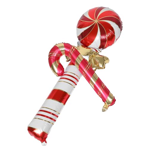 BESPORTBLE 1 Satz Weihnachtsballons aus Aluminiumfolie Süße Candy Cane Luftballons für Festliche Dekoration für Party Zuhause und Büro Langlebig und Farbenfroh für Fröhliche BESPORTBLE 1 Satz Weihnachtsballons aus Aluminiumfolie Süße Candy Cane Luftballons für Festliche Dekoration für Party Zuhause und Büro Langlebig und Farbenfroh für Fröhliche von BESPORTBLE