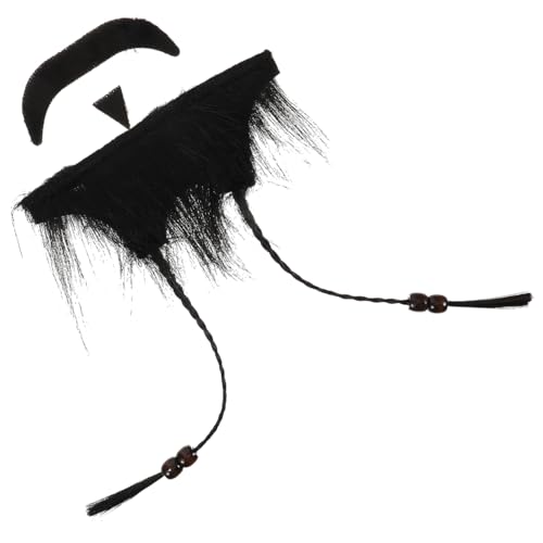 BESPORTBLE 1 Satz lustige falsche Bärte Halloween Bart gefälscht lang für Kind Cosplay gefälschter Schnurrbart lustiger falscher Schnurrbart Cosplay-Bart Plüschstoff Black BESPORTBLE 1 Satz lustige falsche Bärte Halloween Bart gefälscht lang für Kind Cosplay gefälschter Schnurrbart lustiger falscher Schnurrbart Cosplay-Bart Plüschstoff Black von BESPORTBLE