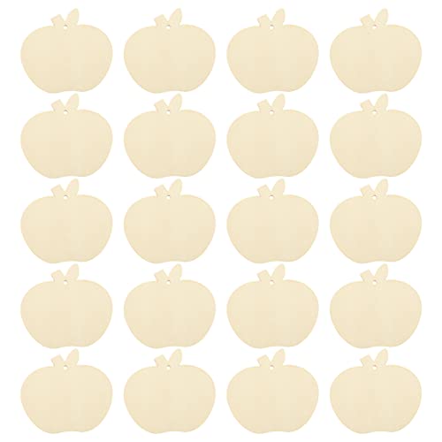 BESPORTBLE 1 Set Apfel Geformte Holzscheiben, Unvollendete Holzstücke Für DIY, Natürliche Dekoration Für Zuhause, 20 Stück BESPORTBLE 1 Set Apfel Geformte Holzscheiben, Unvollendete Holzstücke Für DIY, Natürliche Dekoration Für Zuhause, 20 Stück von BESPORTBLE
