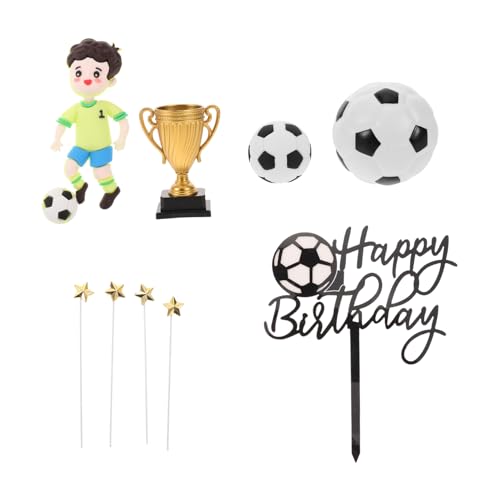 BESPORTBLE 1 Set Fußball-geburtstagskuchenaufsätze: Hochdetaillierte Fußballspielerfiguren Für Jungenpartys, Abschlussfeiern Und Spieltagsdekorationen BESPORTBLE 1 Set Fußball-geburtstagskuchenaufsätze: Hochdetaillierte Fußballspielerfiguren Für Jungenpartys, Abschlussfeiern Und Spieltagsdekorationen von BESPORTBLE