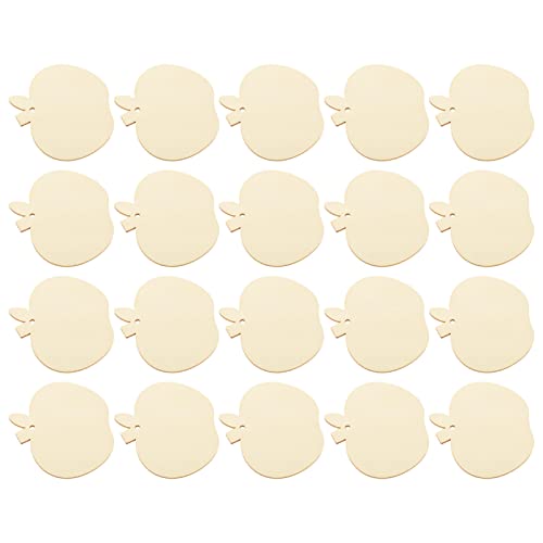 BESPORTBLE 1 Set ?pfel Geformte Holzchips, Unfertige Holzscheiben, DIY Holzhandwerk, Dekoration, 20 Stück, Khaki, 9.8 x 9 x 0.3 cm BESPORTBLE 1 Set ?pfel Geformte Holzchips, Unfertige Holzscheiben, DIY Holzhandwerk, Dekoration, 20 Stück, Khaki, 9.8 x 9 x 0.3 cm von BESPORTBLE