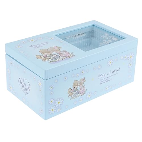 BESPORTBLE 1 Stück Packung musik schmuckschatulle Mädchen musikalischer Schmuckbehälter Aufbewahrungsbehälter für Schmuck Bambus Blau BESPORTBLE 1 Stück Packung musik schmuckschatulle Mädchen musikalischer Schmuckbehälter Aufbewahrungsbehälter für Schmuck Bambus Blau von BESPORTBLE