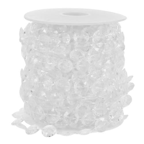 BESPORTBLE 10 Kristall-Girlande mit Acrylperlen, schillernder Diamant-Vorhang zum Aufhängen für Hochzeit, Party-Dekoration von BESPORTBLE