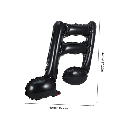 BESPORTBLE 10 Stück Aluminiumfolie Luftballons Musikalische Noten Folienballons Schwarz Wiederverwendbar Robustes Material Vielseitige Partydekoration für Hochzeit Babyparty Konzert BESPORTBLE 10 Stück Aluminiumfolie Luftballons Musikalische Noten Folienballons Schwarz Wiederverwendbar Robustes Material Vielseitige Partydekoration für Hochzeit Babyparty Konzert von BESPORTBLE