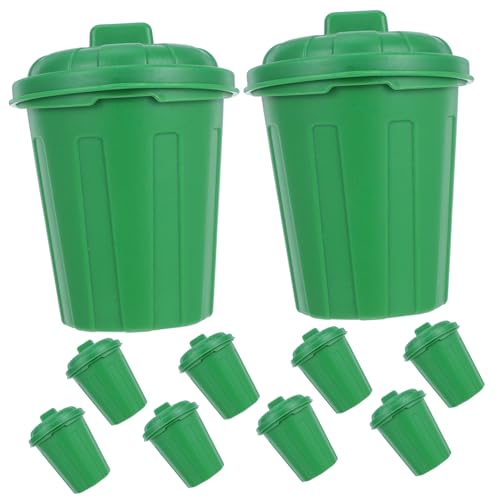 BESPORTBLE 10 Stück Grüner Mini Mülleimer Mit Deckel Kleiner Schreibtisch Organizer Aus Kunststoff Stifthalter Becher Winziger Mülleimer Für Partygeschenke Schuldekoration Schreibtisch BESPORTBLE 10 Stück Grüner Mini Mülleimer Mit Deckel Kleiner Schreibtisch Organizer Aus Kunststoff Stifthalter Becher Winziger Mülleimer Für Partygeschenke Schuldekoration Schreibtisch von BESPORTBLE