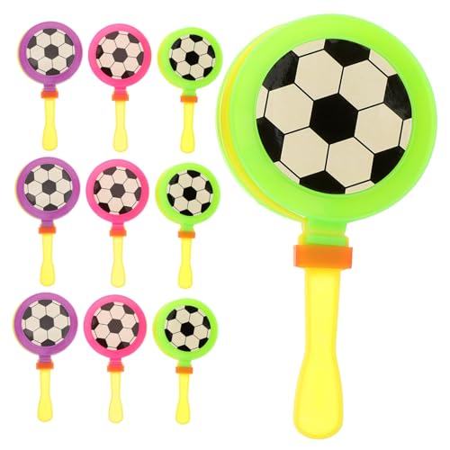 BESPORTBLE 10 Stück Handklatscher für Fußballfans Bunte Party Hand Clappers mit Flexiblem Klappmechanismus Laute Anfeuerungsgeräusche Fußballparty Dekoration für Festivals und BESPORTBLE 10 Stück Handklatscher für Fußballfans Bunte Party Hand Clappers mit Flexiblem Klappmechanismus Laute Anfeuerungsgeräusche Fußballparty Dekoration für Festivals und von BESPORTBLE