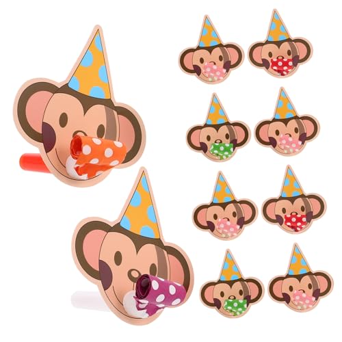 BESPORTBLE 10 Stück Kindergeburtstag Partytröten mit Cartoon Design Sichere Bläser für Feste für Feiern und Veranstaltungen Mitgebsel für Junge Mädchen BESPORTBLE 10 Stück Kindergeburtstag Partytröten mit Cartoon Design Sichere Bläser für Feste für Feiern und Veranstaltungen Mitgebsel für Junge Mädchen von BESPORTBLE