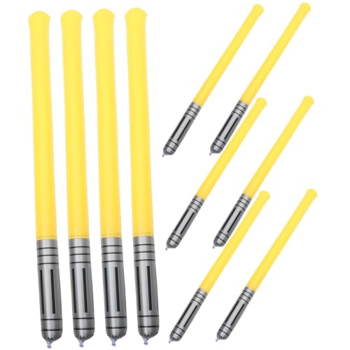 BESPORTBLE 10 Stück Teiliges Aufblasbare Lichtschwerter PVC für Kindergeburtstag Cosplay und Halloween Partydekoration für Mehr Spaß von BESPORTBLE