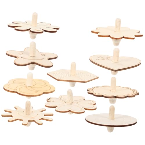 BESPORTBLE 10 Stück Teiliges DIY Holzkreisel zum Bemalen Gyro aus Unbehandeltem Holz Kreatives Bastelspiel für Jungen und Mädchen Langlebig Portabel Fördert Eltern Junge Mädchen Beziehung BESPORTBLE 10 Stück Teiliges DIY Holzkreisel zum Bemalen Gyro aus Unbehandeltem Holz Kreatives Bastelspiel für Jungen und Mädchen Langlebig Portabel Fördert Eltern Junge Mädchen Beziehung von BESPORTBLE