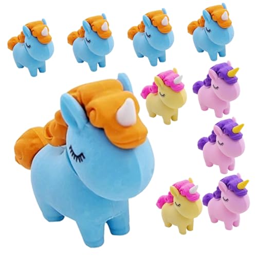 BESPORTBLE 10 Stück Teiliges Einhorn Radiergummi für Tragbare Sichere und Leichte Radierer Bunte Geschenkideen für Schule Geburtstag und Party Mitgebsel Zufällige Farbe Zufällige Farbe BESPORTBLE 10 Stück Teiliges Einhorn Radiergummi für Tragbare Sichere und Leichte Radierer Bunte Geschenkideen für Schule Geburtstag und Party Mitgebsel Zufällige Farbe Zufällige Farbe von BESPORTBLE
