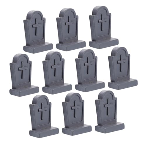 BESPORTBLE 10 Stück Teiliges Grabsteine aus Resin für Halloween Dekoration Deko für Puppenhäuser Handgefertigte für Kreative Halloween Basteleien BESPORTBLE 10 Stück Teiliges Grabsteine aus Resin für Halloween Dekoration Deko für Puppenhäuser Handgefertigte für Kreative Halloween Basteleien von BESPORTBLE