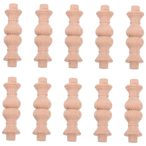 BESPORTBLE 10 Stück Teiliges Holzbaluster aus Buchenholz Handgefertigte Holzspindeln für Treppenhaus Möbeldekoration und Wohnraumgestaltung Robuste und Stilvolle Holzverzierung BESPORTBLE 10 Stück Teiliges Holzbaluster aus Buchenholz Handgefertigte Holzspindeln für Treppenhaus Möbeldekoration und Wohnraumgestaltung Robuste und Stilvolle Holzverzierung von BESPORTBLE