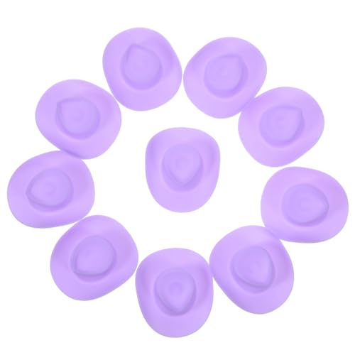 BESPORTBLE 10 Stück Teiliges Mini Western Cowboy Hüte Kleine Dekorative Puppenhüte in Violett für DIY Bastelprojekte Puppenhaus Western Party und Kreative Geschenkideen BESPORTBLE 10 Stück Teiliges Mini Western Cowboy Hüte Kleine Dekorative Puppenhüte in Violett für DIY Bastelprojekte Puppenhaus Western Party und Kreative Geschenkideen von BESPORTBLE