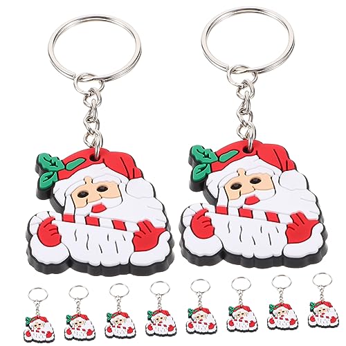 BESPORTBLE 10 Stück Teiliges Weihnachtsanhänger Niedlicher Santa Claus Schlüsselanhänger aus Robustem Leichter Tragbarer und Dekorativer Bag Pendant für Weihnachten und Neujahr BESPORTBLE 10 Stück Teiliges Weihnachtsanhänger Niedlicher Santa Claus Schlüsselanhänger aus Robustem Leichter Tragbarer und Dekorativer Bag Pendant für Weihnachten und Neujahr von BESPORTBLE