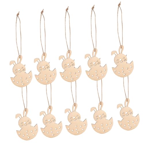 BESPORTBLE 10 Stück Unvollendete Holzhasen für Ostern Diy Bastelset für Holzfigur Malen Hasenform für Kreative Projekte und Dekoration BESPORTBLE 10 Stück Unvollendete Holzhasen für Ostern Diy Bastelset für Holzfigur Malen Hasenform für Kreative Projekte und Dekoration von BESPORTBLE