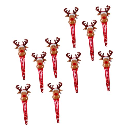 BESPORTBLE 10 Stück Weihnachts Luftballons mit Elchkopf Design Handheld Deko für Festliche und Unvergessliche Weihnachtsfeiern BESPORTBLE 10 Stück Weihnachts Luftballons mit Elchkopf Design Handheld Deko für Festliche und Unvergessliche Weihnachtsfeiern von BESPORTBLE