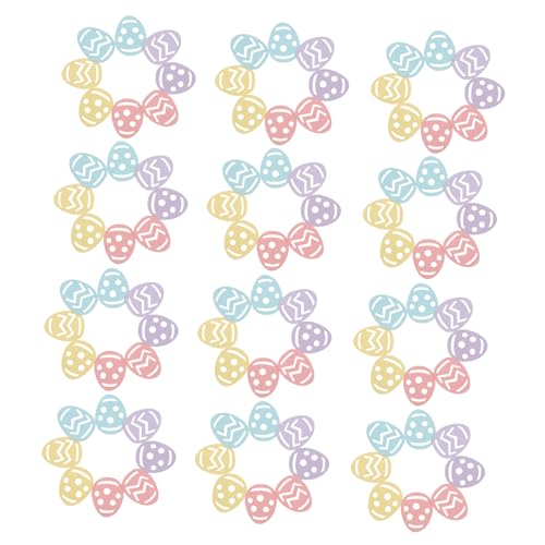 BESPORTBLE 100 Stück Bunte Konfetti Eier für Ostern Tischdeko für Feierlichkeiten Wie Ostersonntag und Babypartys Streuen für Festliche von BESPORTBLE