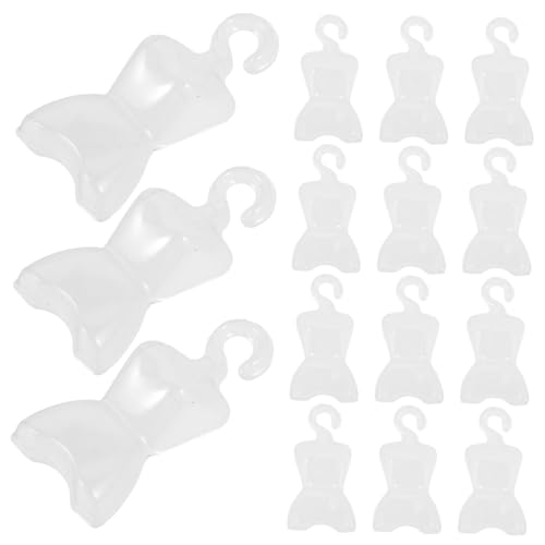 BESPORTBLE 100 Stück Doll Kleiderbügel Puppen Mannequin Torso für Kleidung Aufbewahrung Transparente Hänger für Puppenoutfits für Haustiere BESPORTBLE 100 Stück Doll Kleiderbügel Puppen Mannequin Torso für Kleidung Aufbewahrung Transparente Hänger für Puppenoutfits für Haustiere von BESPORTBLE