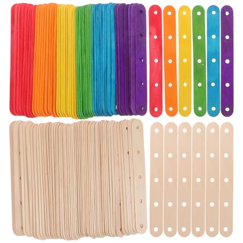 BESPORTBLE 100 Stück natürliche Jumbo-farbige Holzhandwerksstäbchen, Eis am Stiel für DIY-Projekte, kreative Designs, gemischte Farben, 15 x 1,6 x 0,15 cm BESPORTBLE 100 Stück natürliche Jumbo-farbige Holzhandwerksstäbchen, Eis am Stiel für DIY-Projekte, kreative Designs, gemischte Farben, 15 x 1,6 x 0,15 cm von BESPORTBLE