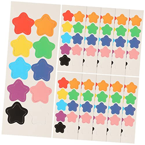 BESPORTBLE 10Blätter Magnetische Sternaufkleber für Belohnungssterne für Lehrer Kindergarten und Kreative Projekte für Kühlschrank und Magnettafeln Sicher und Stabil BESPORTBLE 10Blätter Magnetische Sternaufkleber für Belohnungssterne für Lehrer Kindergarten und Kreative Projekte für Kühlschrank und Magnettafeln Sicher und Stabil von BESPORTBLE