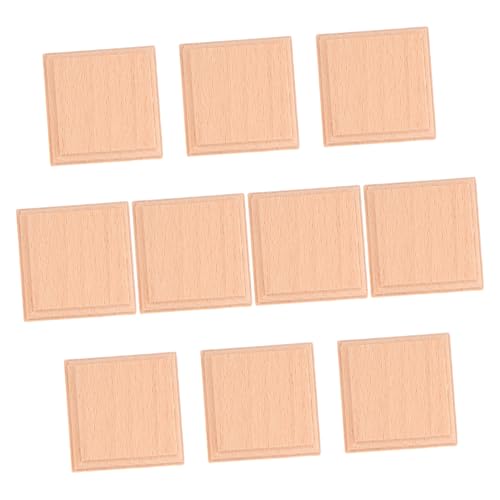 BESPORTBLE 10Stücke Buchenholz Blöcke Unbehandelte Holzständer für DIY Bastelprojekte Quadratische Tischständer aus Holz Kreative Ausstellungsbasis für Skulpturen und Schmuckmodelle BESPORTBLE 10Stücke Buchenholz Blöcke Unbehandelte Holzständer für DIY Bastelprojekte Quadratische Tischständer aus Holz Kreative Ausstellungsbasis für Skulpturen und Schmuckmodelle von BESPORTBLE