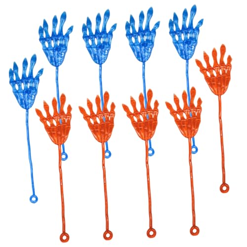 BESPORTBLE 10Stücke Dehnbare Lustige Klebrige Hände Halloween Requisiten Für Partys Stretchy Handspielzeug von BESPORTBLE