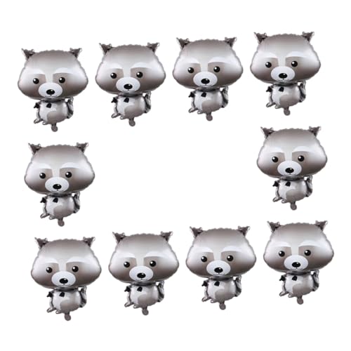 BESPORTBLE 10Stücke Form Aluminiumfolie Ballons Tierballons Für Geburtstagsfeier Und Kinderpartys Niedliche Tierdeko Für Festlichkeiten Für Waldtier Mottopartys von BESPORTBLE