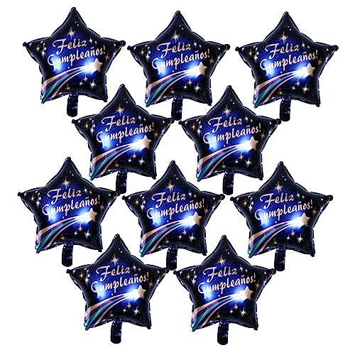 BESPORTBLE 10Stücke Geburtstagsballons Folienballons Für Geburtstagsfeiern Dekorative Luftballons Für Partys Und Feiern Happy Birthday Party Deko BESPORTBLE 10Stücke Geburtstagsballons Folienballons Für Geburtstagsfeiern Dekorative Luftballons Für Partys Und Feiern Happy Birthday Party Deko von BESPORTBLE