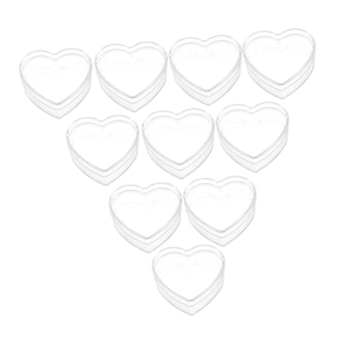 BESPORTBLE 10Stücke Herzförmige Bonbonschachteln Transparente Kunststoffbehälter Für Hochzeiten Valentinstag Geburtstagsfeiern Befüllbare Süßigkeiten Organizer Herz Aufbewahrungsboxen BESPORTBLE 10Stücke Herzförmige Bonbonschachteln Transparente Kunststoffbehälter Für Hochzeiten Valentinstag Geburtstagsfeiern Befüllbare Süßigkeiten Organizer Herz Aufbewahrungsboxen von BESPORTBLE