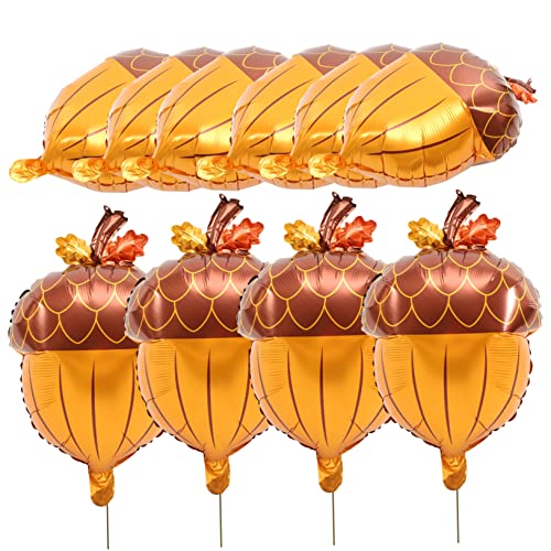 BESPORTBLE 10Stücke Kiefernkegel Folienballons Herbst Luftballons für Thanksgiving Dekoration Partyzubehör und Festlichkeiten für Unvergessliche BESPORTBLE 10Stücke Kiefernkegel Folienballons Herbst Luftballons für Thanksgiving Dekoration Partyzubehör und Festlichkeiten für Unvergessliche von BESPORTBLE