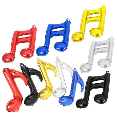 BESPORTBLE 10Stücke Musiknoten Folienballons Dekoration für Musikpartys Konzerte und Geburtstagsfeiern Glänzende Luftballons Verschiedenen Farben für Festliche Anlässe BESPORTBLE 10Stücke Musiknoten Folienballons Dekoration für Musikpartys Konzerte und Geburtstagsfeiern Glänzende Luftballons Verschiedenen Farben für Festliche Anlässe von BESPORTBLE