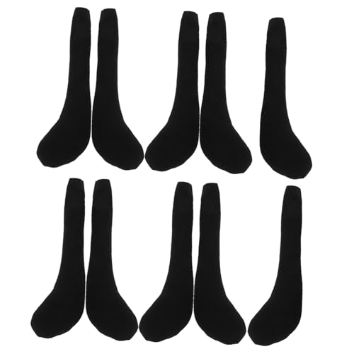 BESPORTBLE 10Stücke Plüschpuppe Zubehör Mit Langen Schwarzen Beinen Für DIY Kleidung Ergänzung Für Babypuppen Und Reborn Puppen Für Kreative Puppenliebhaber von BESPORTBLE