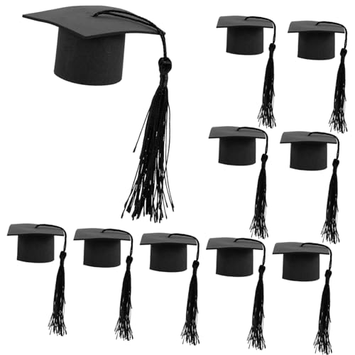 BESPORTBLE 10Stücke Teiliges Abschlussfeier Kuchendekoration Mit Doktorhut Und Blumen Kreative Tortendeko Für Graduierungsfeiern Stilvolle Dekoration Für Ihre Feierlichkeiten von BESPORTBLE