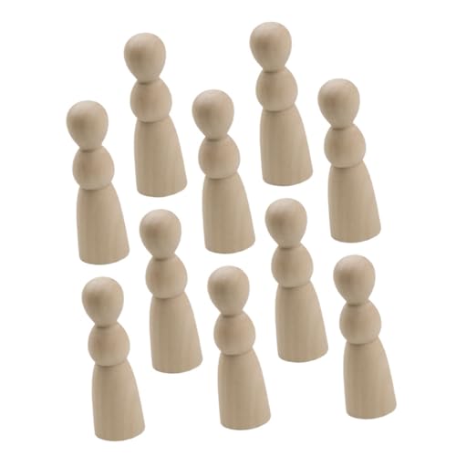 BESPORTBLE 10Stücke Unlackierte Hölzerne Peg Puppen DIY Holzfiguren Für Bastelprojekte Dekoration Und Kreative Gestaltung BESPORTBLE 10Stücke Unlackierte Hölzerne Peg Puppen DIY Holzfiguren Für Bastelprojekte Dekoration Und Kreative Gestaltung von BESPORTBLE