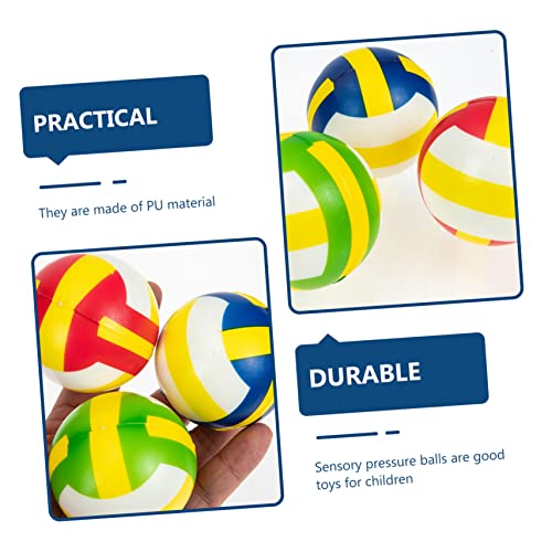 BESPORTBLE 12 Stück Bunte Volleyball Stressbälle aus PU Elastische Stress Spielzeuge für Erwachsene Handliche Dekompressionsbälle als Büroaccessoire und BESPORTBLE 12 Stück Bunte Volleyball Stressbälle aus PU Elastische Stress Spielzeuge für Erwachsene Handliche Dekompressionsbälle als Büroaccessoire und von BESPORTBLE