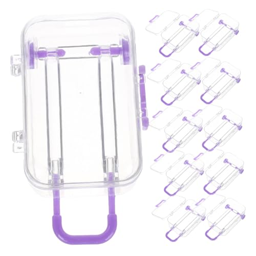 BESPORTBLE 12 Stück Mini Koffer Süßigkeitenboxen Transparente Geschenkkisten für Hochzeiten und Partys Leicht und Tragbar für Gastgeschenke und Kleine Leckereien BESPORTBLE 12 Stück Mini Koffer Süßigkeitenboxen Transparente Geschenkkisten für Hochzeiten und Partys Leicht und Tragbar für Gastgeschenke und Kleine Leckereien von BESPORTBLE