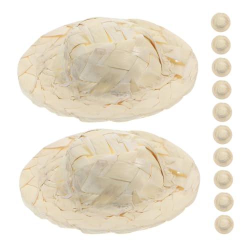 BESPORTBLE 12 Stück Mini Strohhüte Handgefertigte Woven Puppenhüte für DIY Bastelprojekte Partydeko und Puppenzubehör Vielseitig Einsetzbar aus Hochwertigem Stroh Gefertigt BESPORTBLE 12 Stück Mini Strohhüte Handgefertigte Woven Puppenhüte für DIY Bastelprojekte Partydeko und Puppenzubehör Vielseitig Einsetzbar aus Hochwertigem Stroh Gefertigt von BESPORTBLE