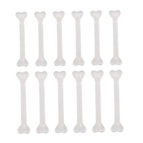 BESPORTBLE 12 Stück Realistische Skelettknochen Für Halloween – Mini-Knochen Requisiten - Perfekte Tischdekoration Für Gruselige Partys Inklusive Skeletthände Aus Kunststoff Ideal Für von BESPORTBLE