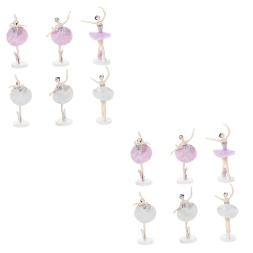BESPORTBLE 12 Stück Teiliges Ballerina Cake Topper mit Sockel Bunte Plastik Tortendeko für Geburtstagsparty Partydekoration und Desktop Layout Wiederverwendbar Liebevolles Design für Warme BESPORTBLE 12 Stück Teiliges Ballerina Cake Topper mit Sockel Bunte Plastik Tortendeko für Geburtstagsparty Partydekoration und Desktop Layout Wiederverwendbar Liebevolles Design für Warme von BESPORTBLE